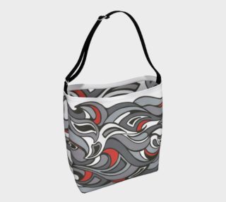 Gray Waves Day Tote preview