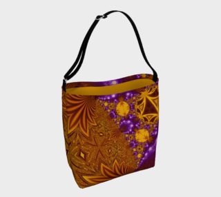 Sunset Jungle Leaves Day Tote preview