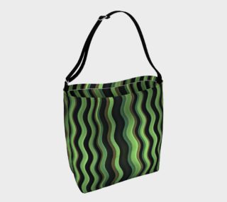 Aperçu de Modern Wavy Stripes Pattern Bag