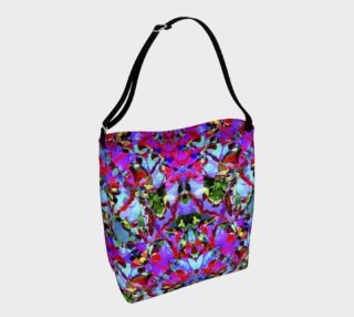 Aperçu de Multicolored Abstract Collage Pattern Bag