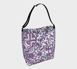 Aperçu de Colorful Intricate Geometric Tribal Pattern Bag