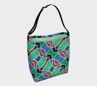 Nouveau Peacock Stained Glass Day Tote II preview