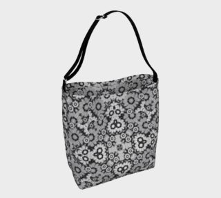 Aperçu de Geometric Stylized Floral Print Bag