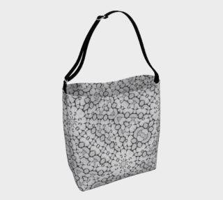 Aperçu de Geometric Grey Print Pattern Bag