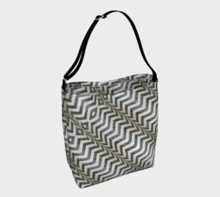 Aperçu de Diagonal Striped Print Pattern Bag