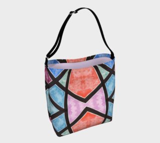 Colorful Stained Glass Day Tote preview