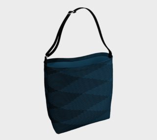 Blue to Black Ombre Signal Day Tote preview