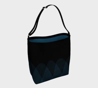 Blue to Black Ombre Signal Day Tote 3 preview