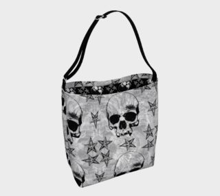 Baphomet Skulls Gothic Tote Bag preview