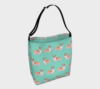 Welsh corgi dogs pattern Day Tote preview