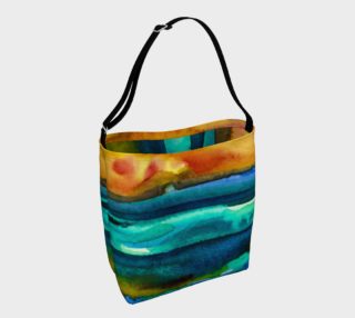 Watercolor Sunrise Tote preview