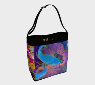 Midnight Koi Day Tote preview