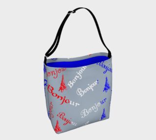 French Flag Bonjour Day Tote preview