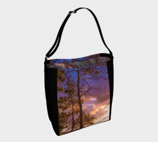 Lake Superior Agawa Bay - Sunset Pine Tote Bag preview