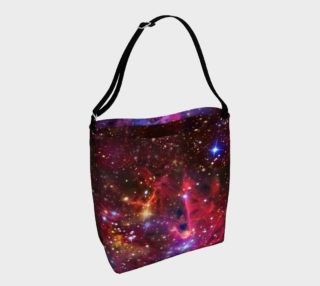 Fox Fur Nebula Tote Bag preview