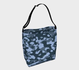 Blue Camouflage Tote Bag preview
