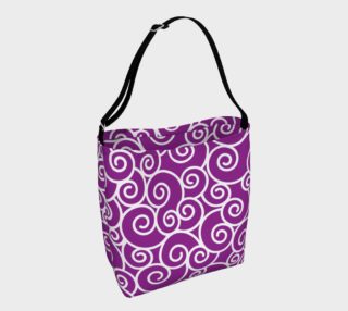 Bright Purple and White Swirls preview