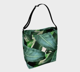 Banana leaf beach tote bag preview