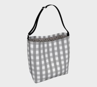 Gray Gingham Bag preview