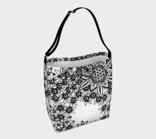Honeycomb Floral Neoprene Tote preview