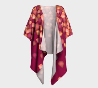 Aperçu de Falling Leaves Draped Kimono