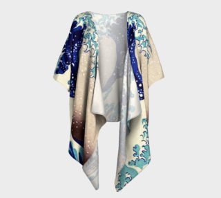 Katsushika Hokusai The Great Wave Off Kanagawa Draped Kimono  preview