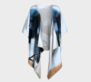 Blue Wren Draped Kimono preview