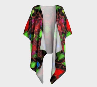 Stained Glass Vines Goth Art Kimono by Tabz Jones preview