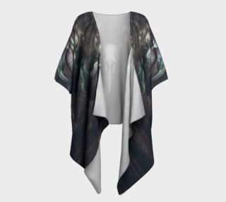 Raven Draped Kimono aperçu