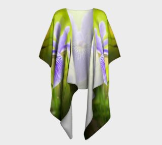 Wild Iris Draped Kimono  preview