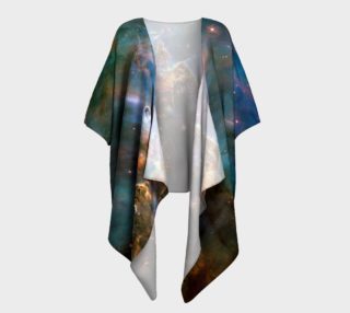 Mystic Nebula - Draped Kimono  preview
