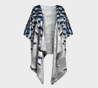 Silver Condensation Draped Kimono preview