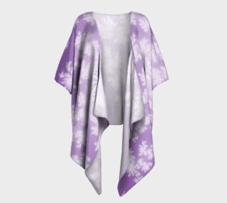 Purple Star Draped Kimono preview