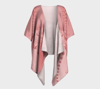 Pink Twilight Draped Kimono preview
