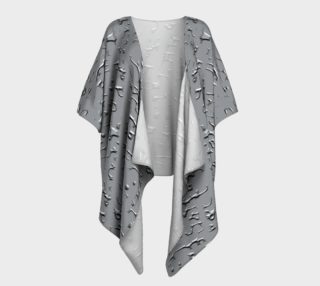 Silver Metal Draped Kimono preview