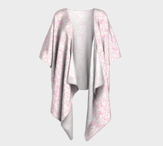Pink Popcorn Draped Kimono preview