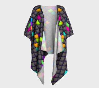Black Rainbow Mermaid Kimono preview