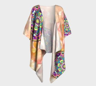 Rosey Empowerment Draped Kimono preview