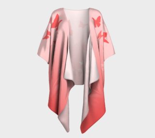 Aperçu de Pink Butterfly Robes Kimono
