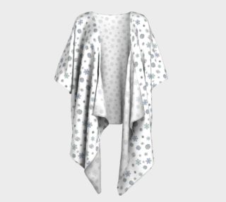 Aperçu de Snowflakes Draped Kimono