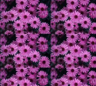 Pericallis Purple Flower Fabric preview