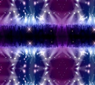Purple and Blue Burst Fabric preview