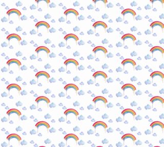 rainbow drips white background aperçu