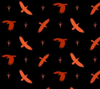 Print design flying ravens preview