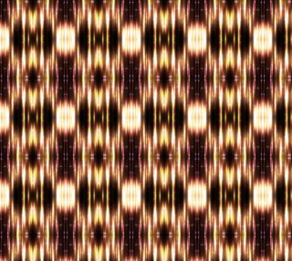 Bright Lights Gold Abstract Print Fabric preview
