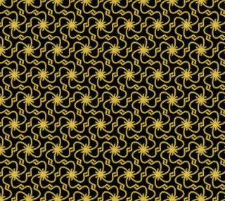 Faux Gold Starburst Fancy Pattern preview