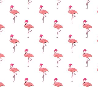 Pink Flamingo Santa Claus Christmas  preview