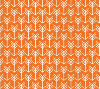 Arrow Stripes Orange and White preview