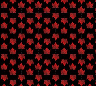Canada Maple Leaf Fabric Red & White Canada Fabric preview