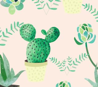 Aperçu de Cactus Pattern Fabric